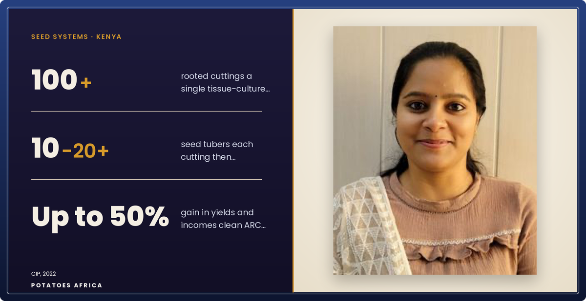 Pooja Pandey, CIP potato scientist based in Haryana, India, and a World Potato Congress 2026 speaker.